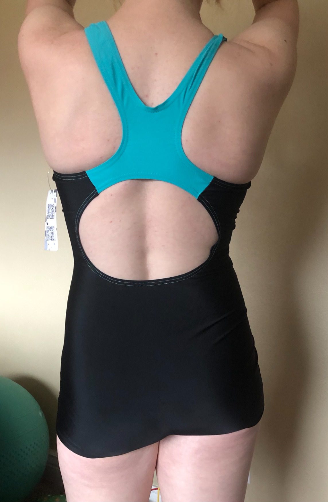 CharmLeaks Women Boyleg Racerback One Piece Swimsuit Athletic Swimming Suit customer photo 2