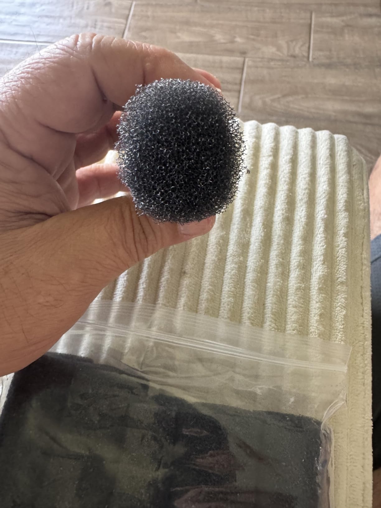 12 Pieces Black Pre-Filter Sponge Foam Roll Accessories for Aquarium Fish Tank customer photo 2