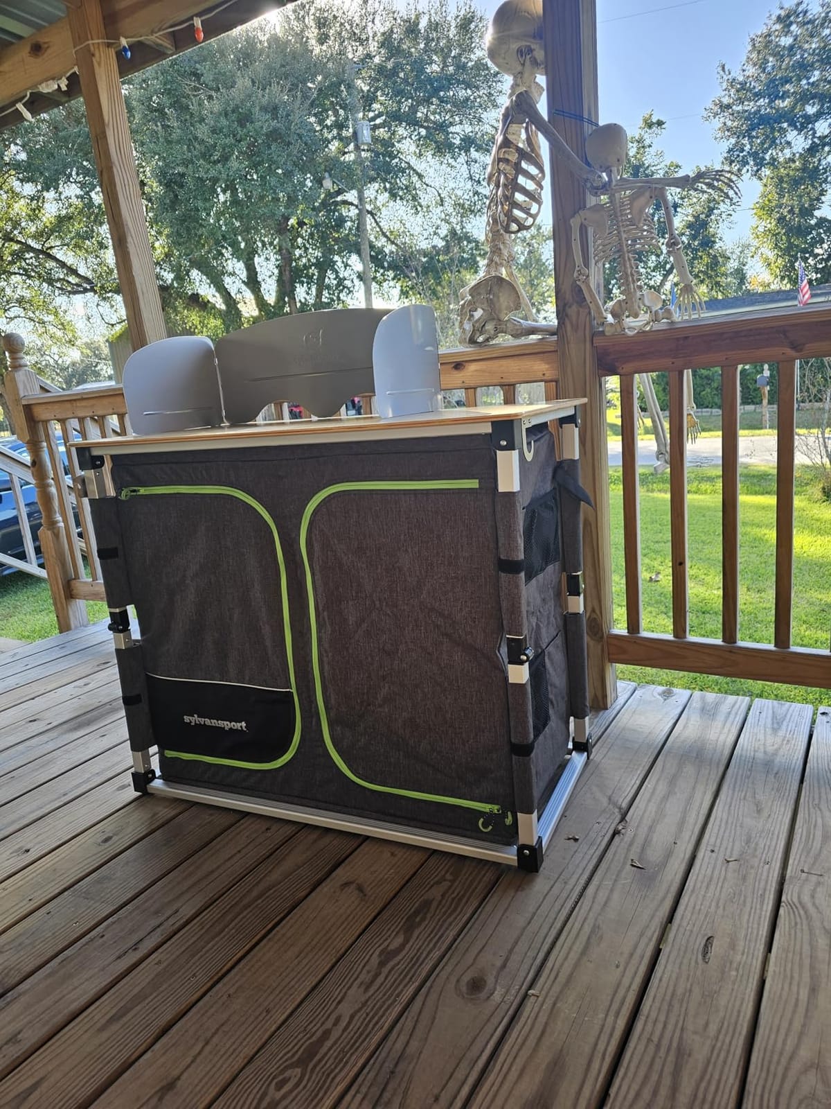 SylvanSport Outdoor Camp Kitchen System for Easy Cooking, Clean Up, Camping Meal Prep, Glamping and Camping Essentials, Dine-o-Max Large Version customer photo 1