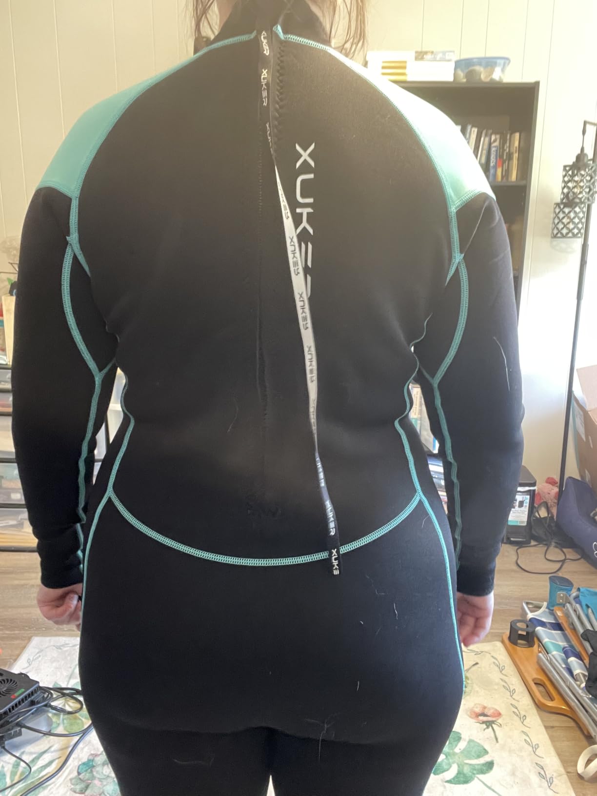 XUKER Wetsuits for Womens 2mm Back Zip Full Body Diving Suits customer photo 1