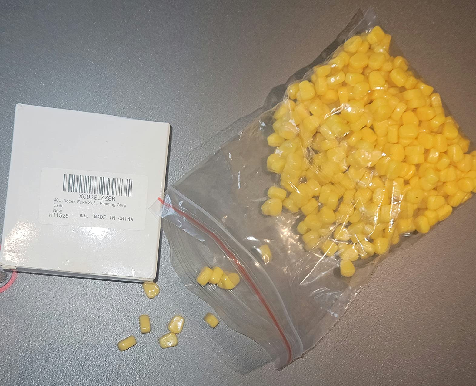 Boao 400 Pieces Fake Corn Soft Baits, Floating Silicone Carp Bait customer photo 1