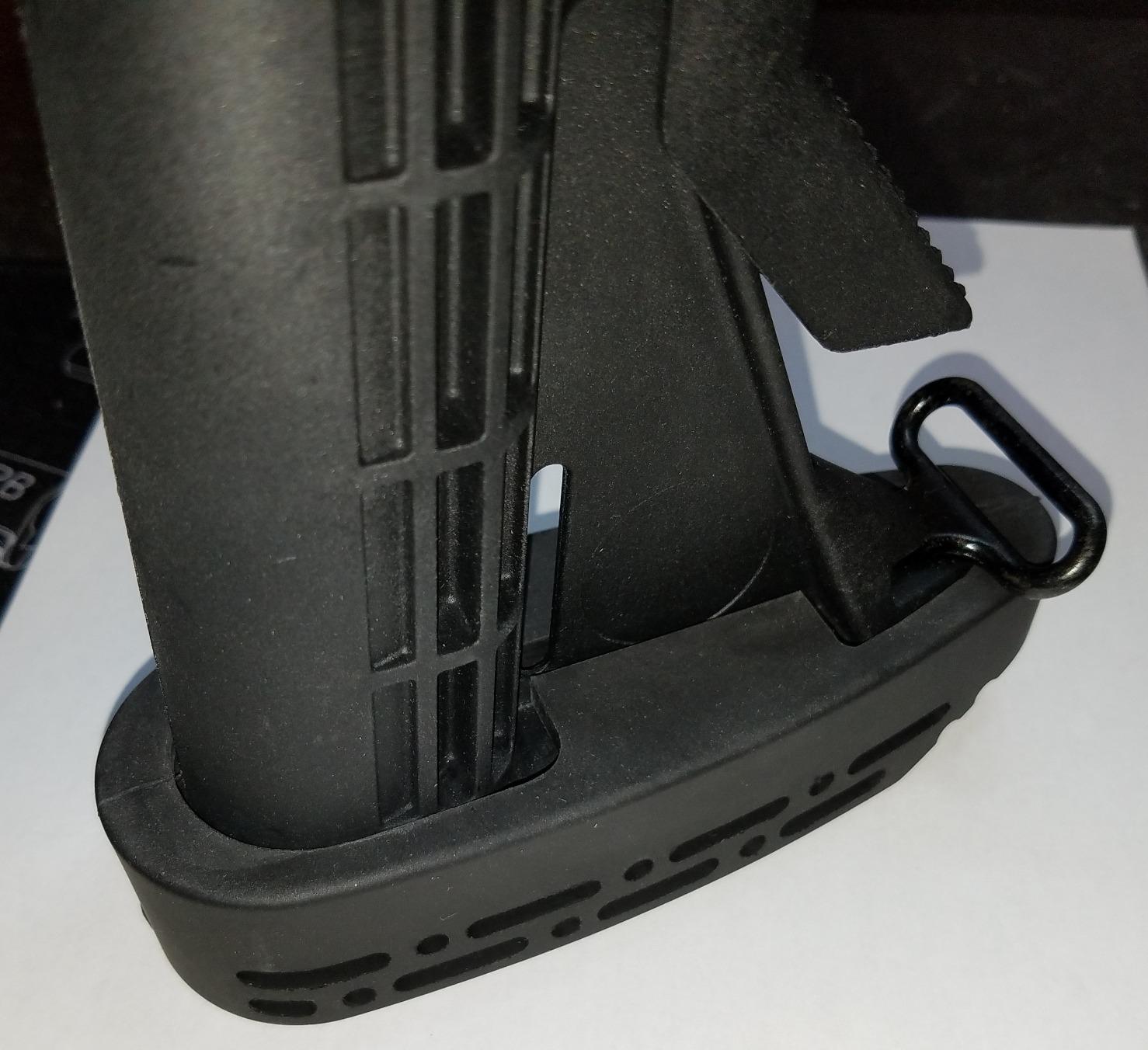 Pridefend Rubber Combat Butt Pad, Non-Slip Recoil Pad for 6 Position Stock customer photo 2