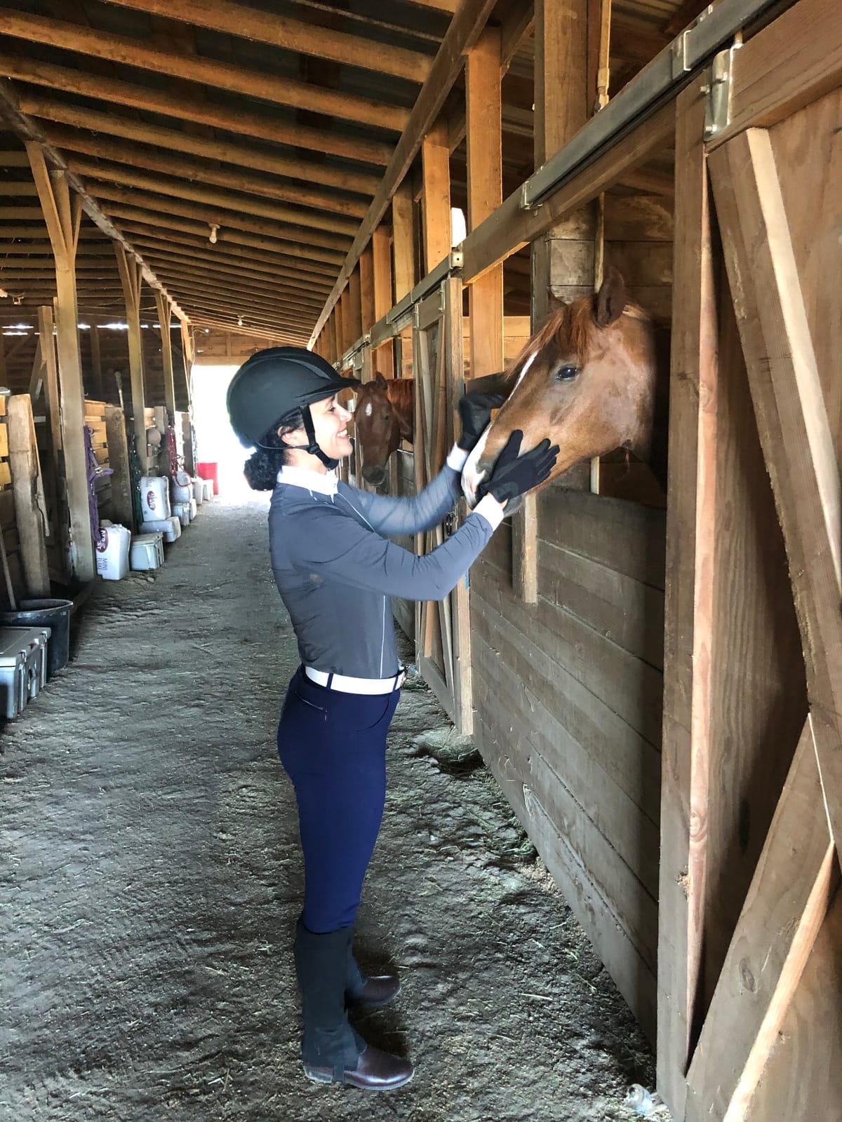 A&H Apparel Unisex Adult Amara Synthetic Equestrian Half Chaps Black Leather Half Chaps (Medium) customer photo 2