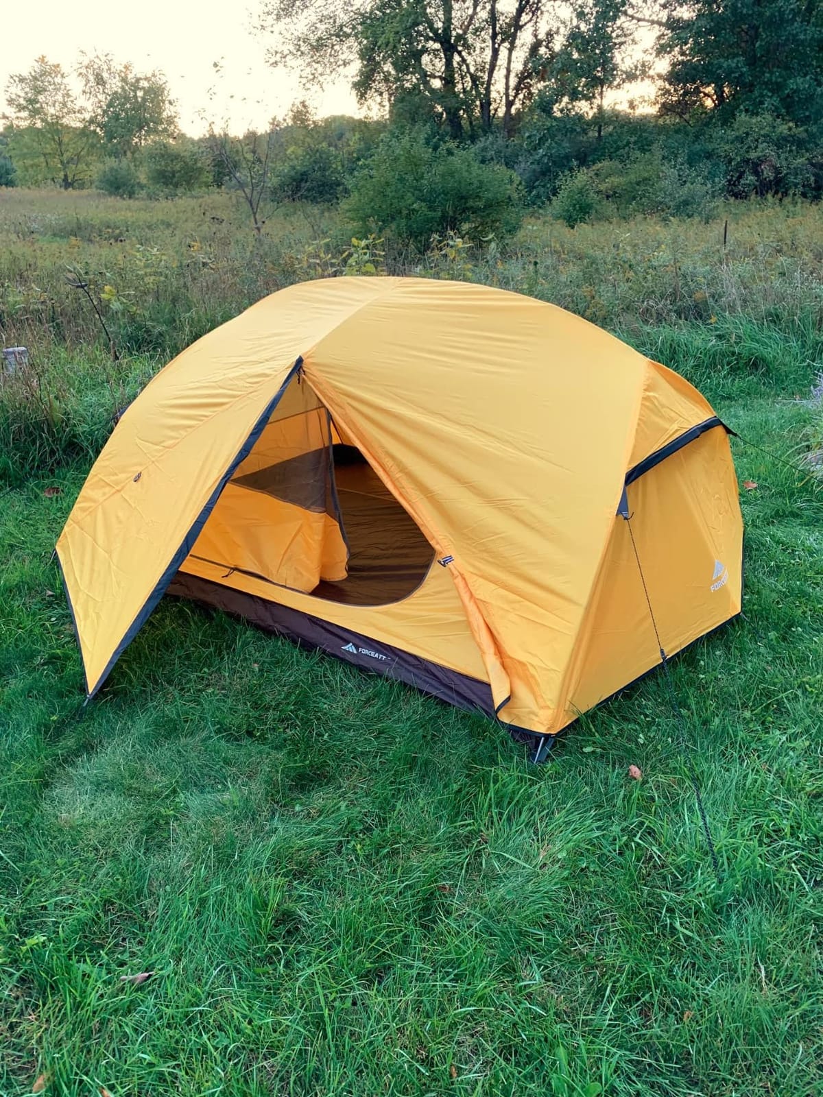 Forceatt Tent for 2 and 3 Person is Waterproof and Windproof, Camping Tent for 3 to 4 Seasons,Lightweight Aluminum Pole Backpacking Tent Can be Set Up Quickly,Great for Hiking customer photo 1