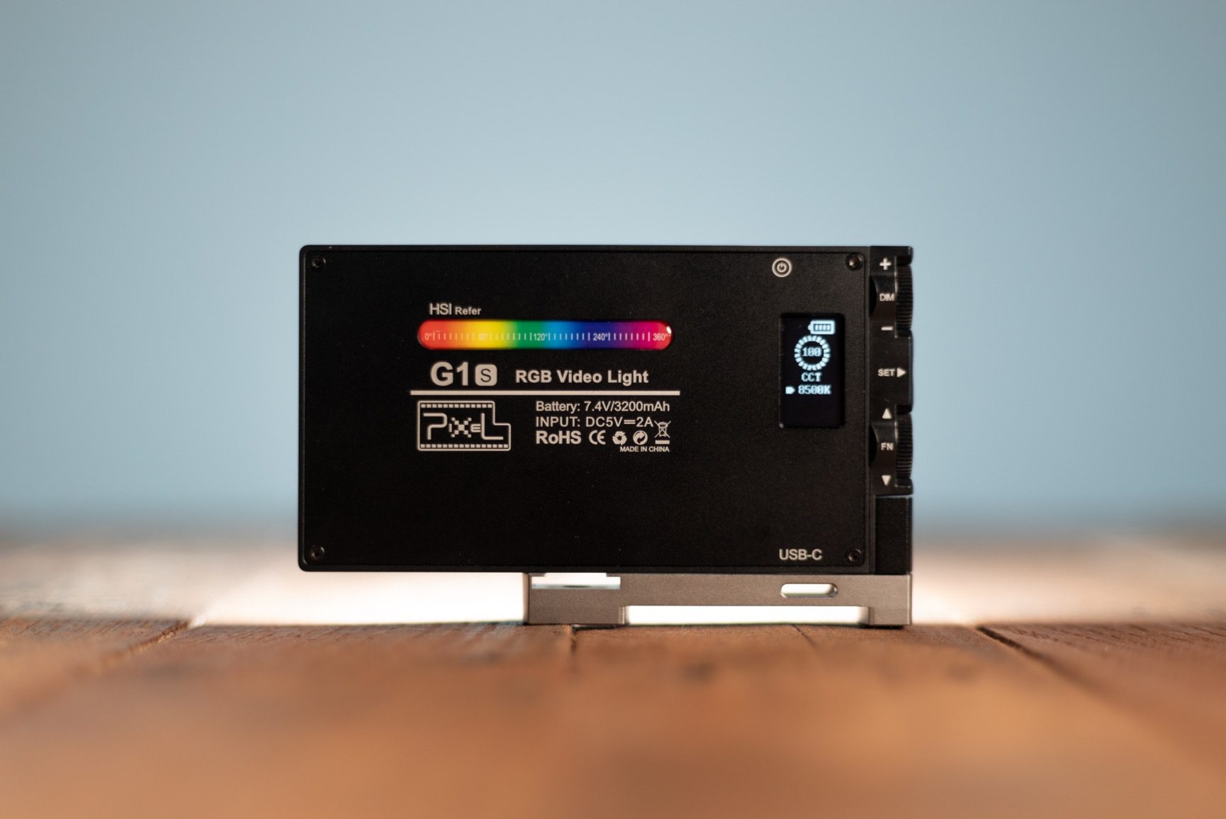 Pixel G1s RGB Video Light with APP Control, 12W 210 Minutes Rechargeable Battery LED Camera Light, 10 Common Lighting Effects, CRI≥97 2500-8500K LED Video Light with Aluminum Alloy Body customer photo 2