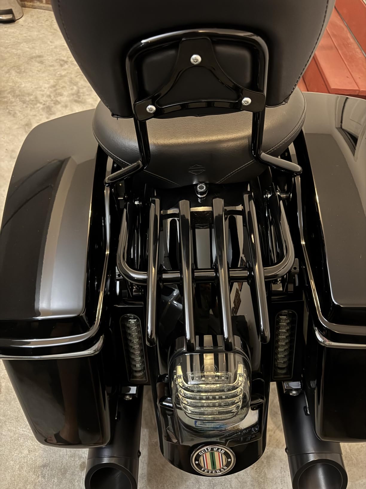 PBYMT Stealth Luggage Rack Compatible for Harley Touring, Detachable Luggage Rack Compatible with Harley Davidson Street Glide Road Glide Road King Electra Glide Ultra Limited 2009-2024 (Black) customer photo 1