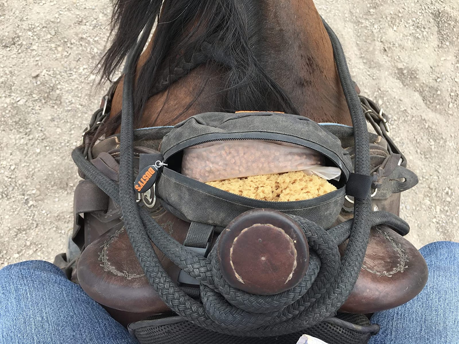 Southwestern Equine Dusty's Saddle Pouch, Cell Phone Holder for Saddle Sack Insulated Liner [Waterproof Version] customer photo 2