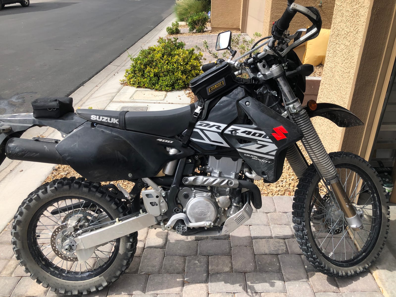 Nelson Rigg Waterproof Hurricane Dual Sport/Enduro Tank Bag, Black/Grey customer photo 2