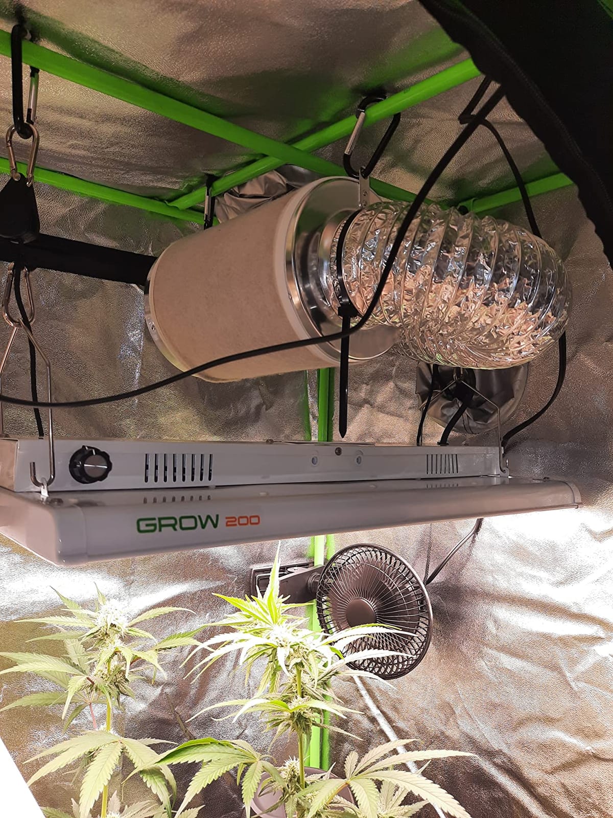 4inch Carbon Filter Odor Control with Australia Virgin Charcoal Two Prefilter 1 Pair Rope Hanger Included for Inline Duct Fan, Grow Tent, Hydroponics, Odor Scrubber customer photo 2