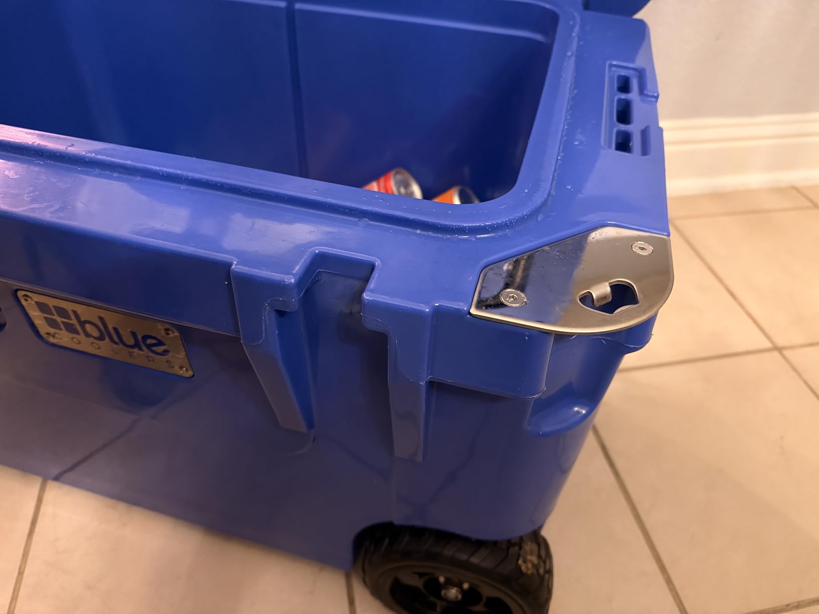 Blue Coolers Ice Vault – 60 Quart Roto-Molded Ice Cooler with Wheels | Large Ice Chest Holds Ice up to 10 Days | customer photo 2