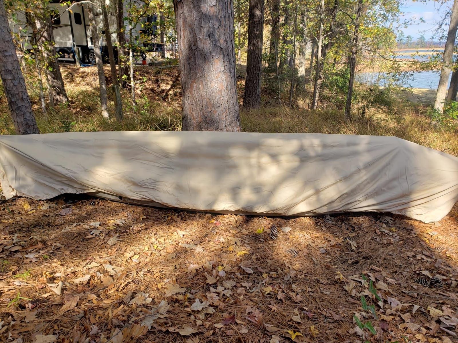 14' - 15' Canoe/Kayak Cover by Cypress Rowe Outfitters for Indoor or Outdoor Storage, Waterproof, UV Proof, Dust Proof customer photo 1