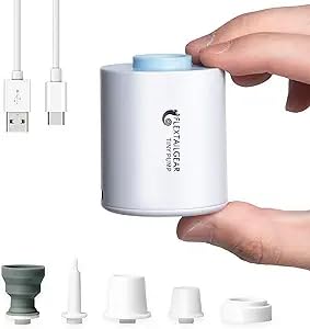 FLEXTAILGEAR Air Pump for Inflatables, Portable Electric Air Pump | 2.82oz Ultra-light & Tiny Air Pump, Inflate & Deflate for Pool Floats, Air Mattresses, Vacuum Storage Bags, Camping Gear customer photo 1
