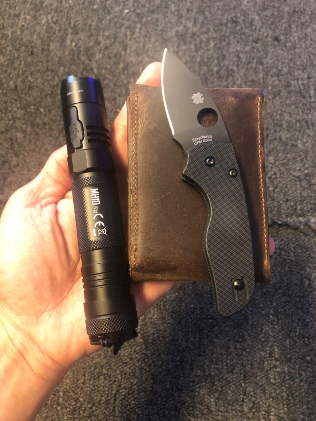 Nitecore MH10 v2 Rechargeable Flashlight, 1200 Lumen LED USB-C Fast Charging Side Switch Compact for EDC Pocket Carry with LumenTac Organizer customer photo 1