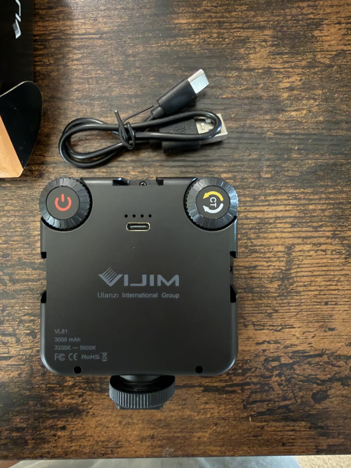 ULANZI VL-81 3000mAh Bi-Color LED Video Light w Softbox - 3200K-5600K+CRI95 Rechargeable Camera Light, 3 Cold Shoe Mount for DSLR/GoPro/Sony/Canon/iPhone, Vlog Filming TikTok Live & Photography customer photo 2