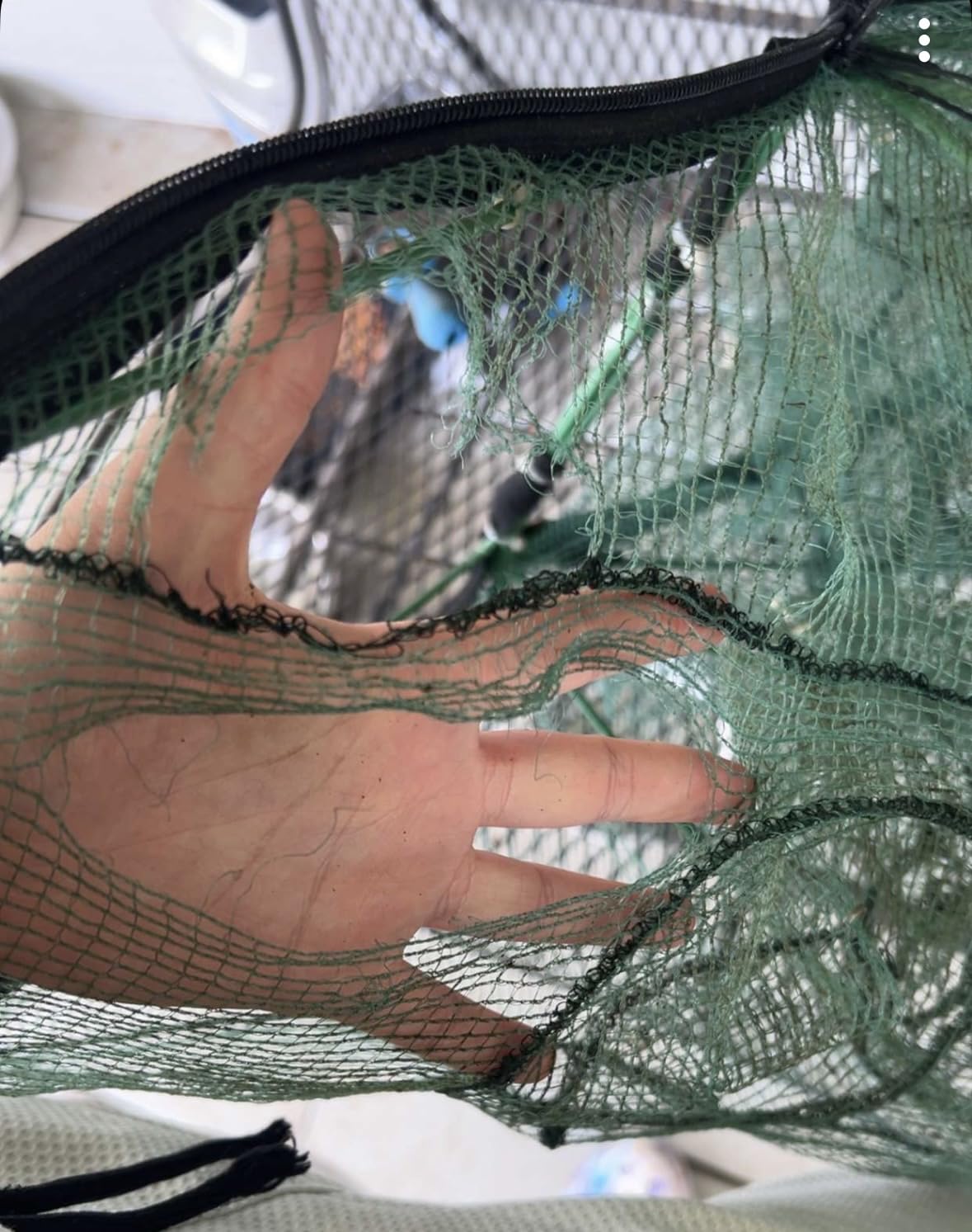 Drasry Black Fishing Bait Trap Foldable Fish Net for Minnow Crab Crayfish Crawdad Shrimp Trap Cast Net Dip Cage Collapsible Easy Use 4 6 Hole Fishing Accessories customer photo 2