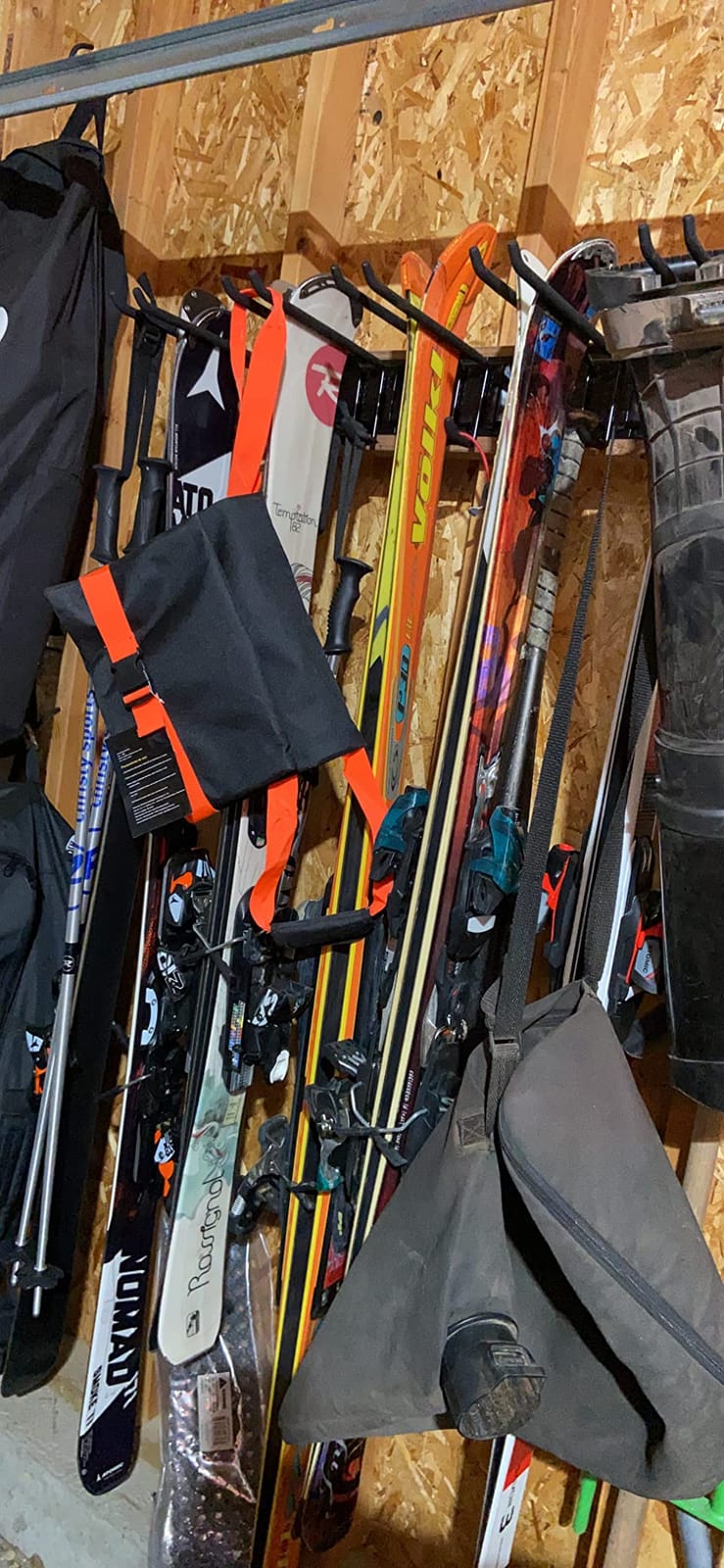 WALMANN Garage Storage Organization System Ski Wall Rack Up to 10 Pairs customer photo 1