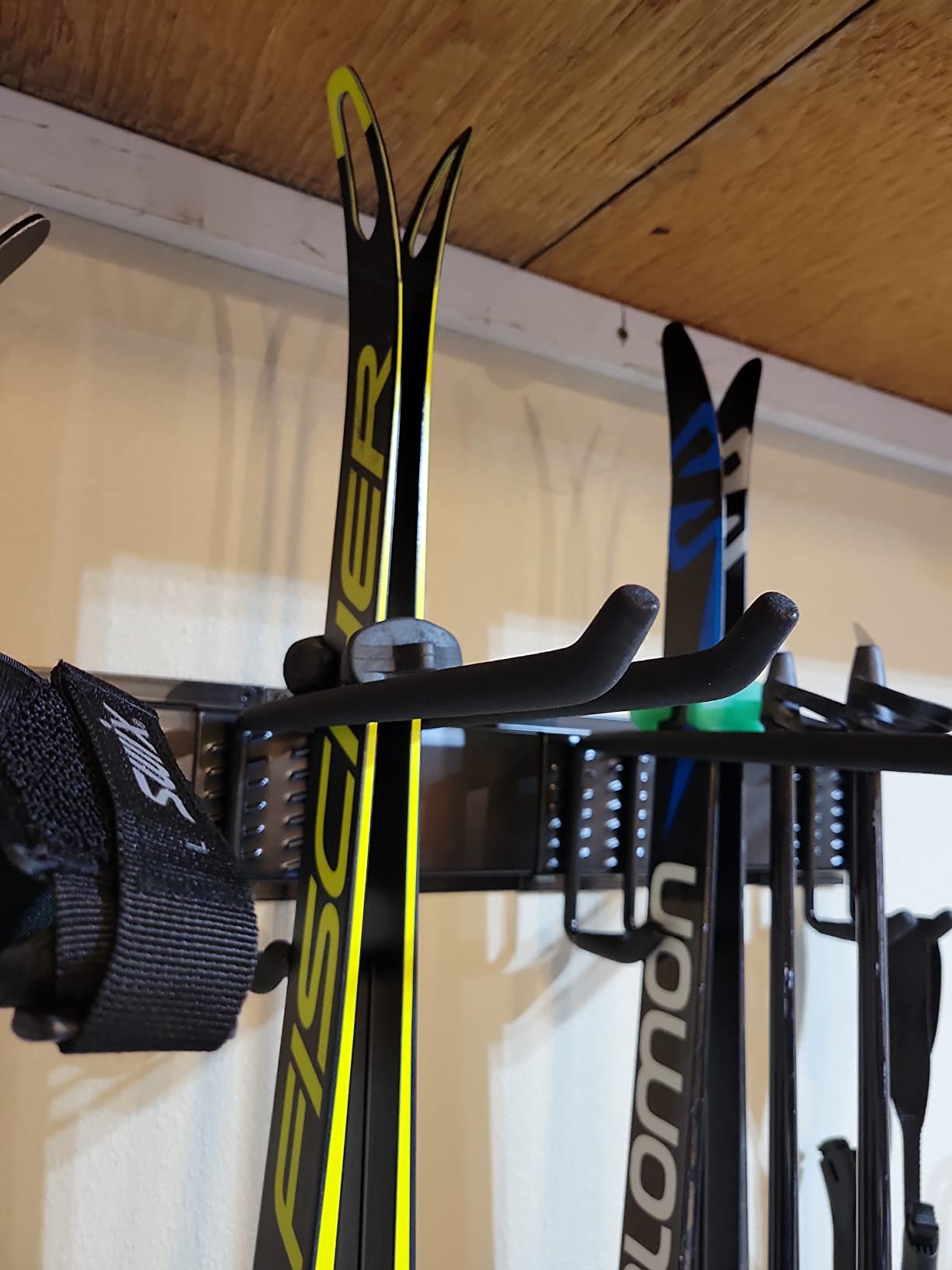 WALMANN Garage Storage Organization System Ski Wall Rack Up to 10 Pairs customer photo 2