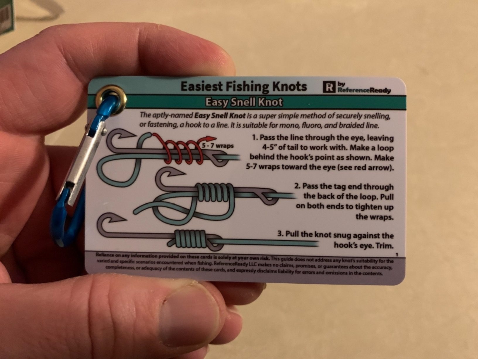 ReferenceReady Easiest Fishing Knots Pocket Guide for Beginners customer photo 1