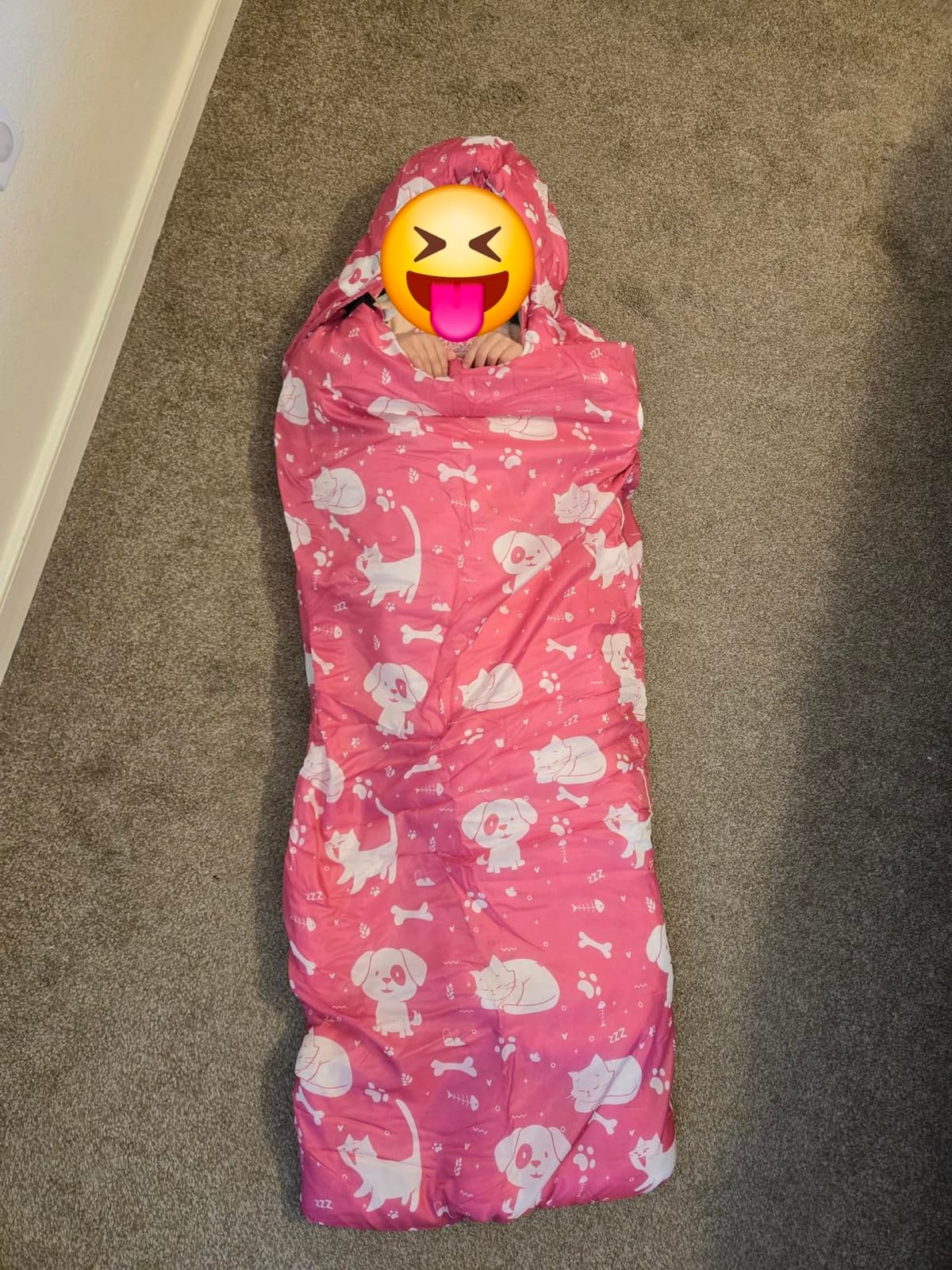 KidzAdventure Mummy Style 32 – 59F Kids Sleeping Bag with Pillow Sleeve, 4 Season, Lightweight and Backpacking Style, Ideal for Camping, Sleepover, Boys, Girls, and Youth customer photo 2