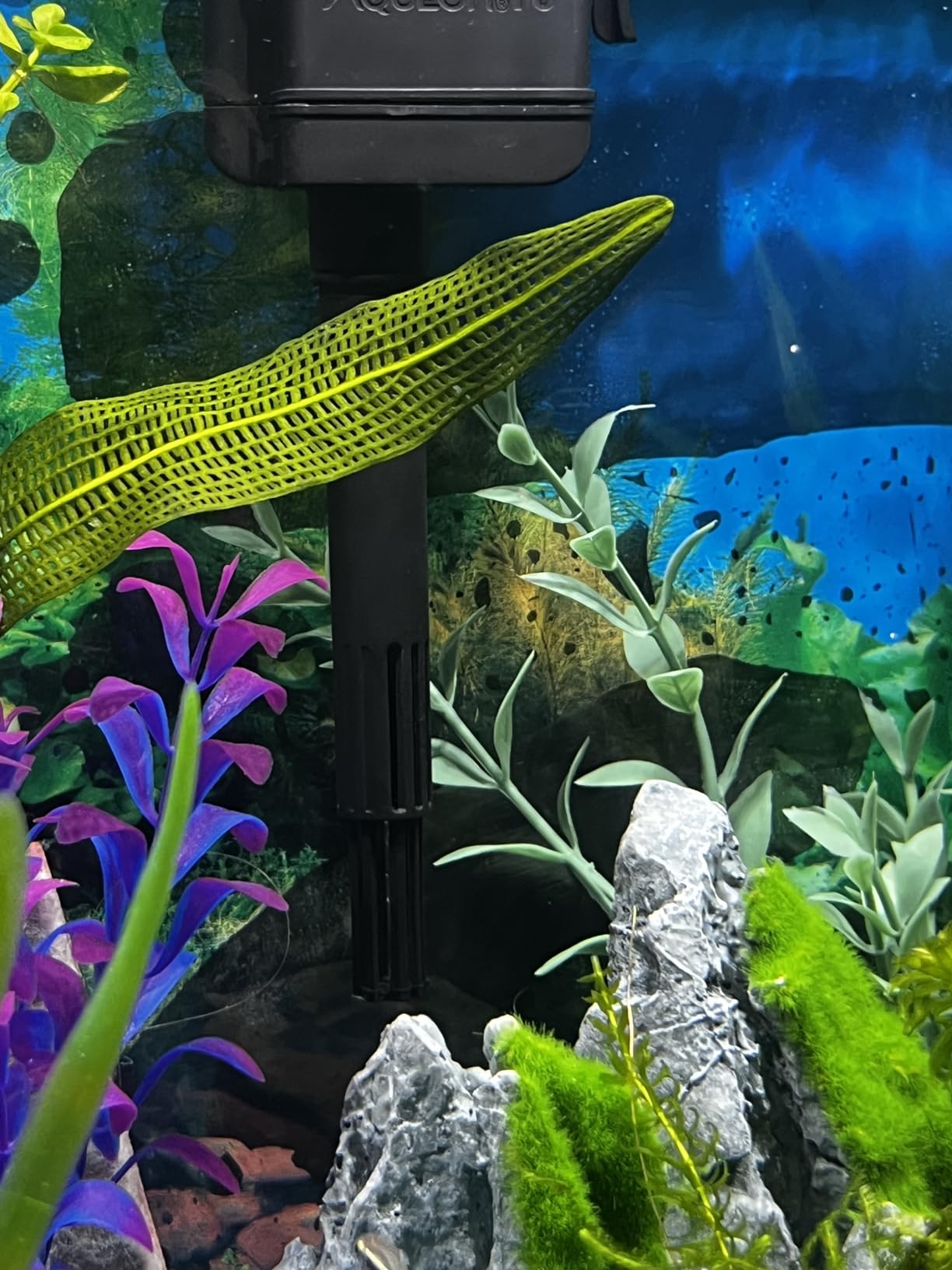 ELEBOX Aquarium Poster, Fish Tank Background Poster Thicken PVC Static Cling Backdrop Decorative Paper 16