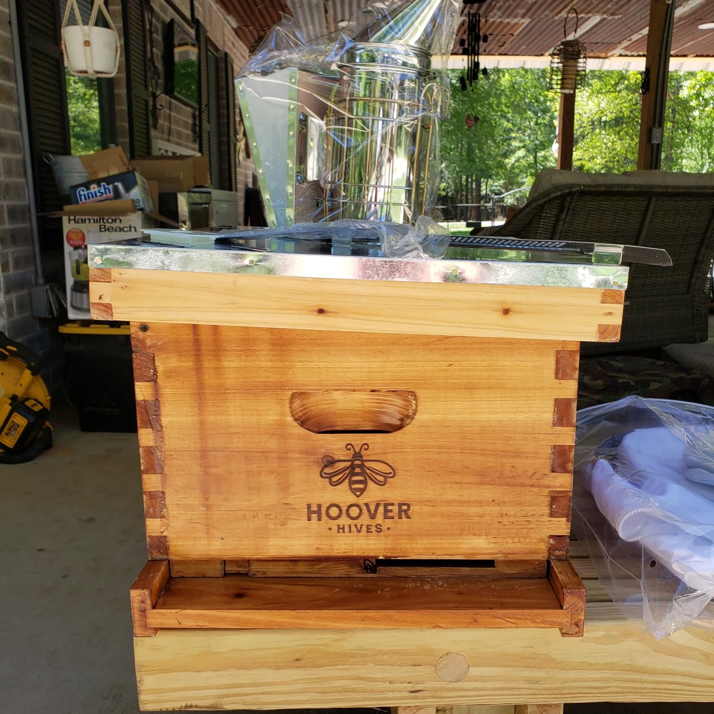 Wax-Coated 10 Frame Beehive - Starter Kit Starter Kit With 5 Frames customer photo 2
