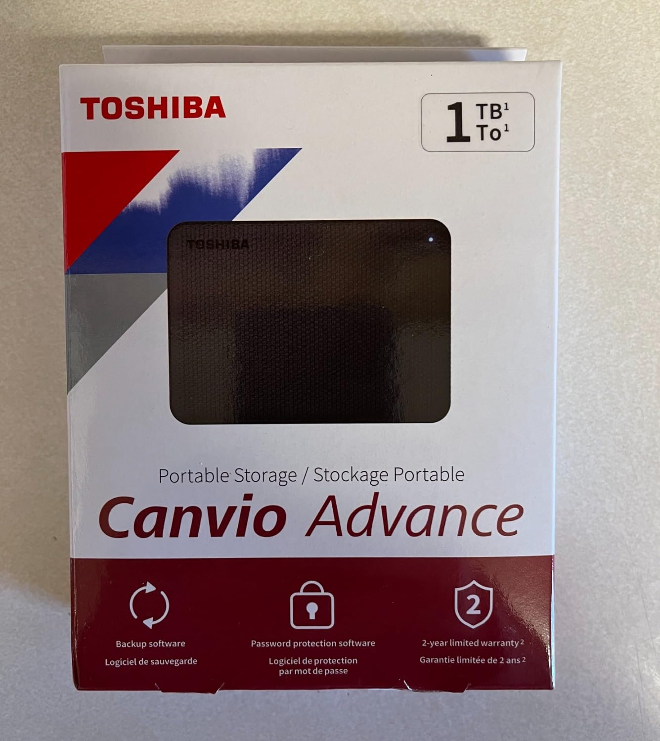 Toshiba Canvio Advance 2TB Portable External Hard Drive USB 3.0, Black - HDTCA20XK3AA customer photo 1