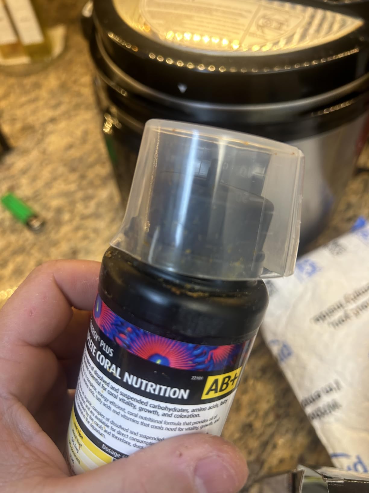 Red Sea Reef Energy Plus 250ml (AB+) All in One Coral Food for Saltwater Aquarium Marine Reef Tanks | Food for Soft, LPS, SPS, and Non-Photosynthetic Corals customer photo 2