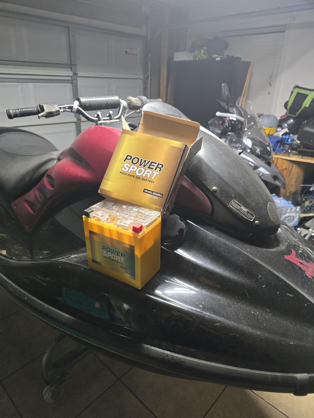 ExpertPower YB16CL-B 12V 19Ah Jet Ski Battery 240+ CCA SLA GEL Technology customer photo 1