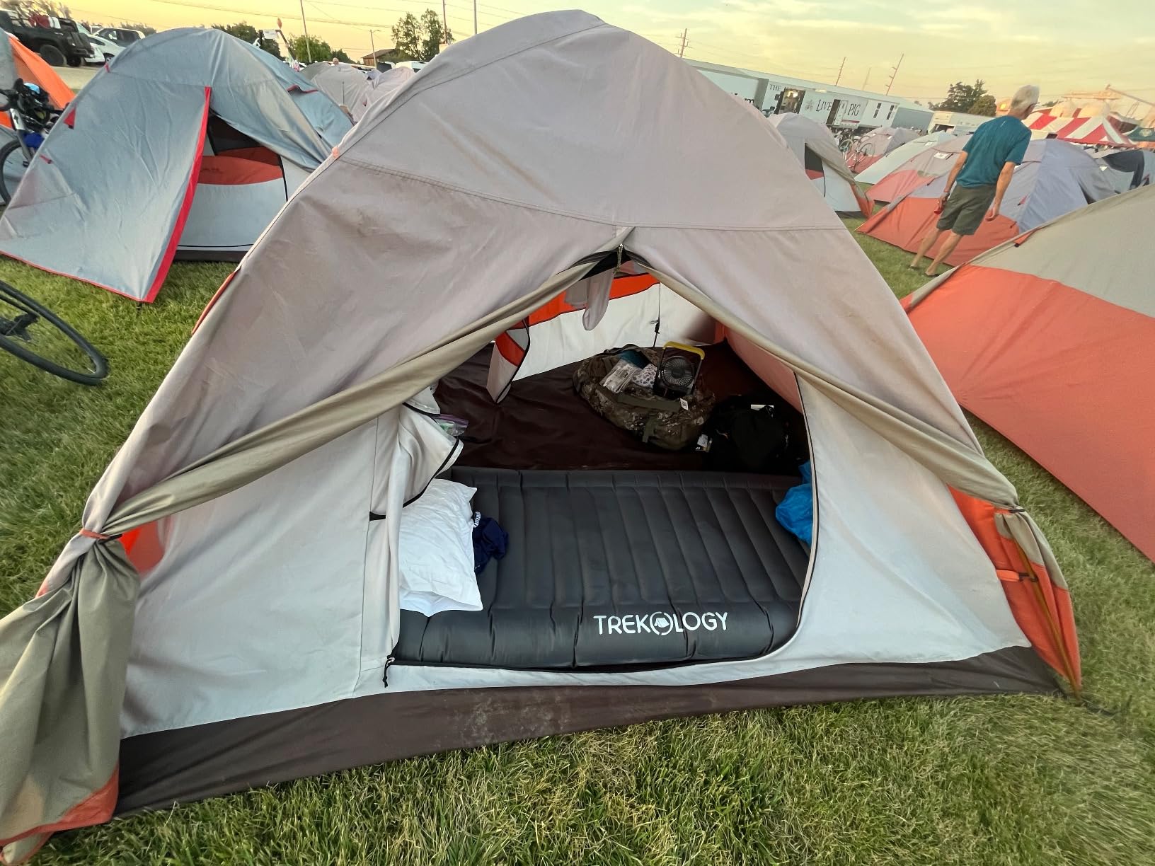 TREKOLOGY Sleeping Pad for Camping - Infaltable Mat – 73.2