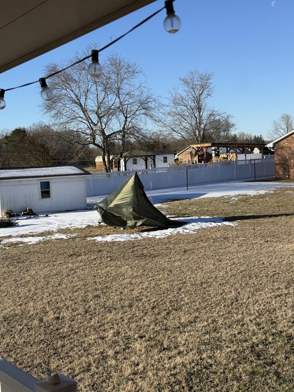 4 Persons 5lb Lightweight Tipi Hot Tents with Stove Jack, 7'3