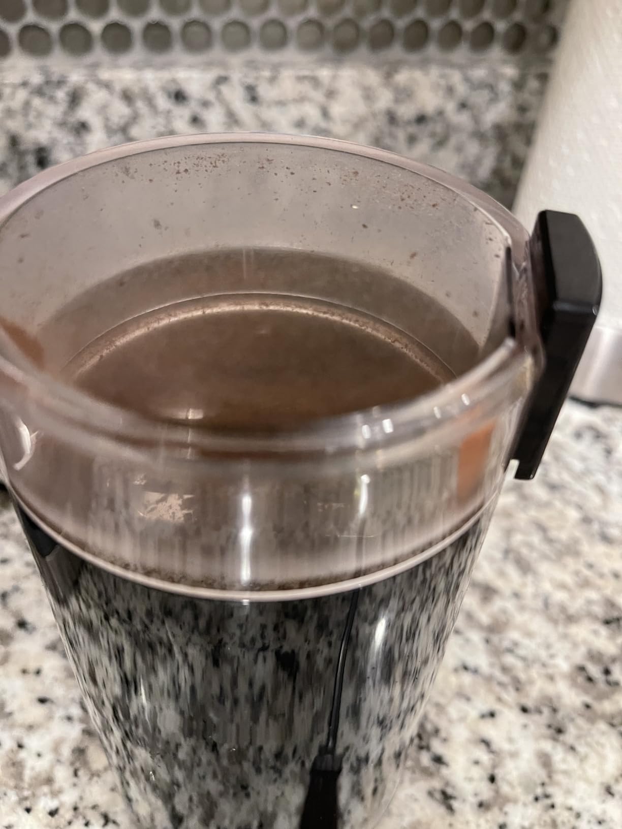 Wancle Electric Coffee Grinder, Spice Grinder, One Touch Coffee Mill for Beans, Spices and More, with Clean Brush Black customer photo 1