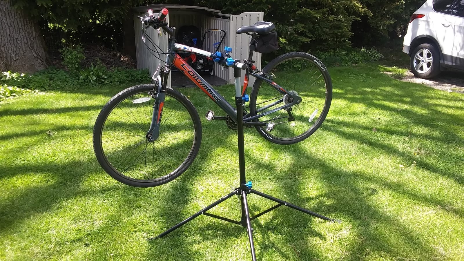 ROCKBROS Bike Repair Stand Height Adjustable Bicycle Maintenance Rack customer photo 1