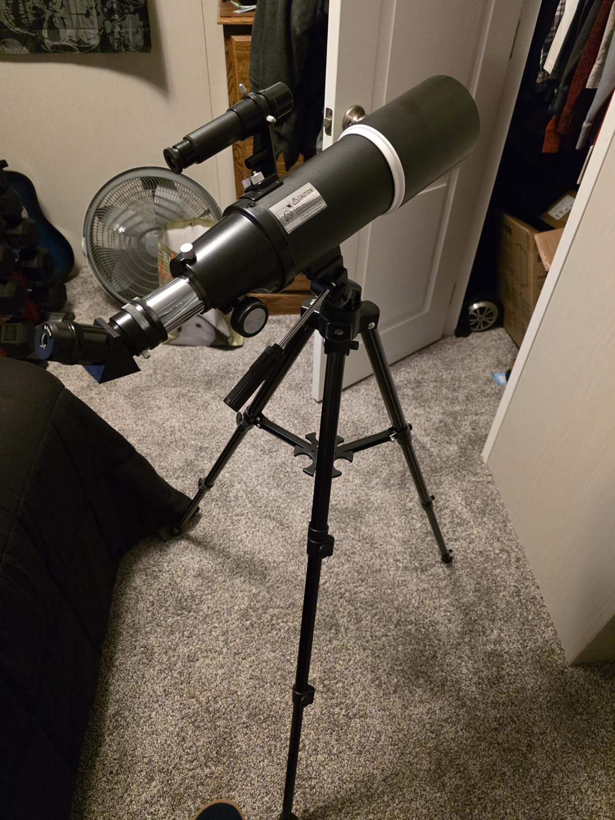 Telescopes for Adults Astronomy, 80mm Aperture 600mm Refractor Telescope for Kids & Beginners, Compact and Portable Travel Telescopio with Backpack customer photo 1