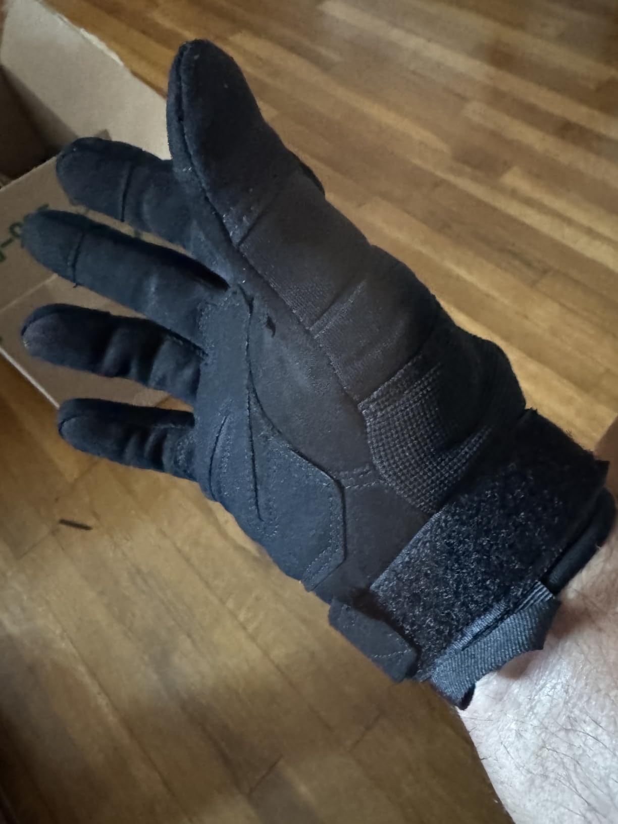KEMIMOTO Tactical Gloves for Men, Touchscreen Motorcycle Gloves with Hard Shell & Palm Padding for Sports Motorcycle Cycling Tactical Airsoft Paintball Hunting Hiking Camping Climbing customer photo 1