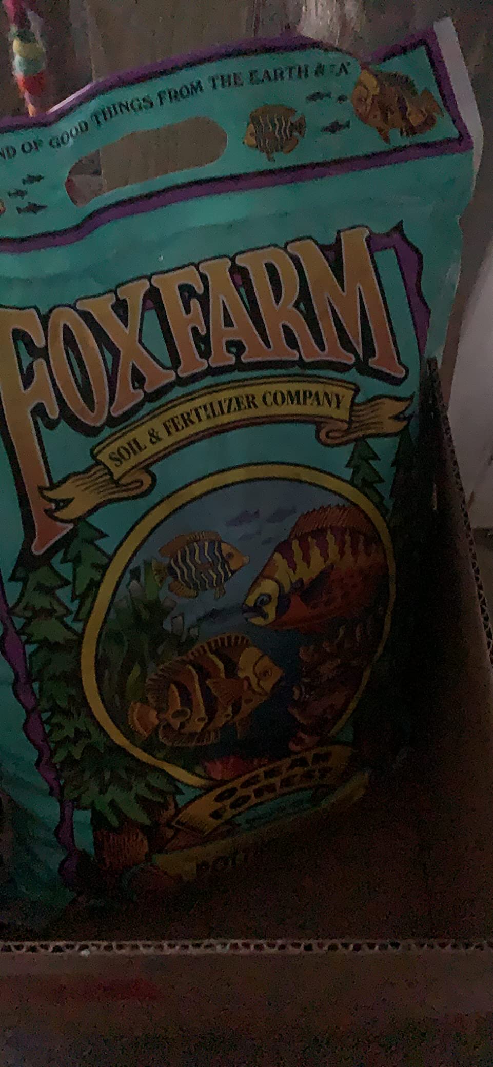 FoxFarm Ocean Forest Potting Soil for Container Gardens - Light, Aerated Texture with Fish Meal, Crab Meal, Earthworm Castings - Houseplant Potting Mix for Seedlings & Plant Starts - 12 Quart customer photo 1