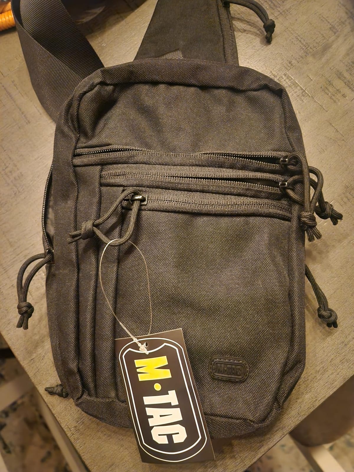 M-Tac CCW Sling Bag for Men & Women - EDC Shoulder Bag Tactical - Crossbody Concealed Carry Bag - Mens Chest Pack (Black) customer photo 1