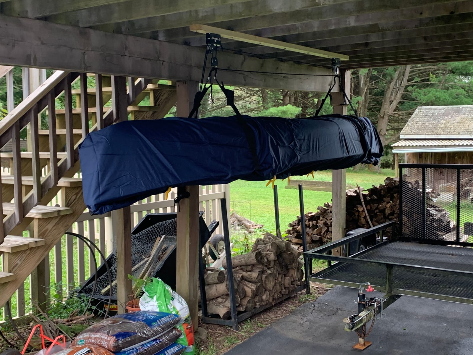 EliteShield Waterproof Canoe & Kayak Cover, 600D Marine Grade, Gray 15-16ft | Fade & Tear-Resistant, Breathable Design, Full-Length Zipper, Reinforced Handles, Double-Stitched Seams, Storage Bag included customer photo 1