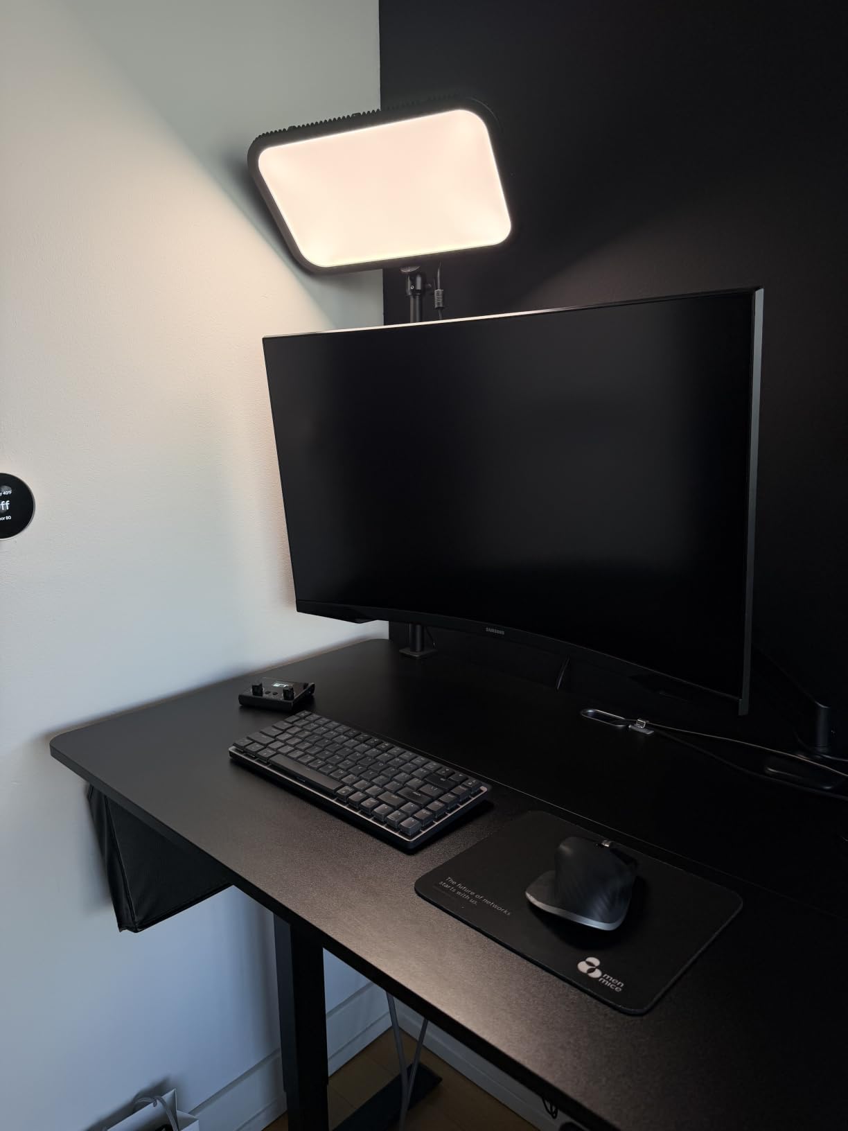 Godox ES45 Desktop LED Key Light for Streaming&Video Calls, Soft Dimmable customer photo 1