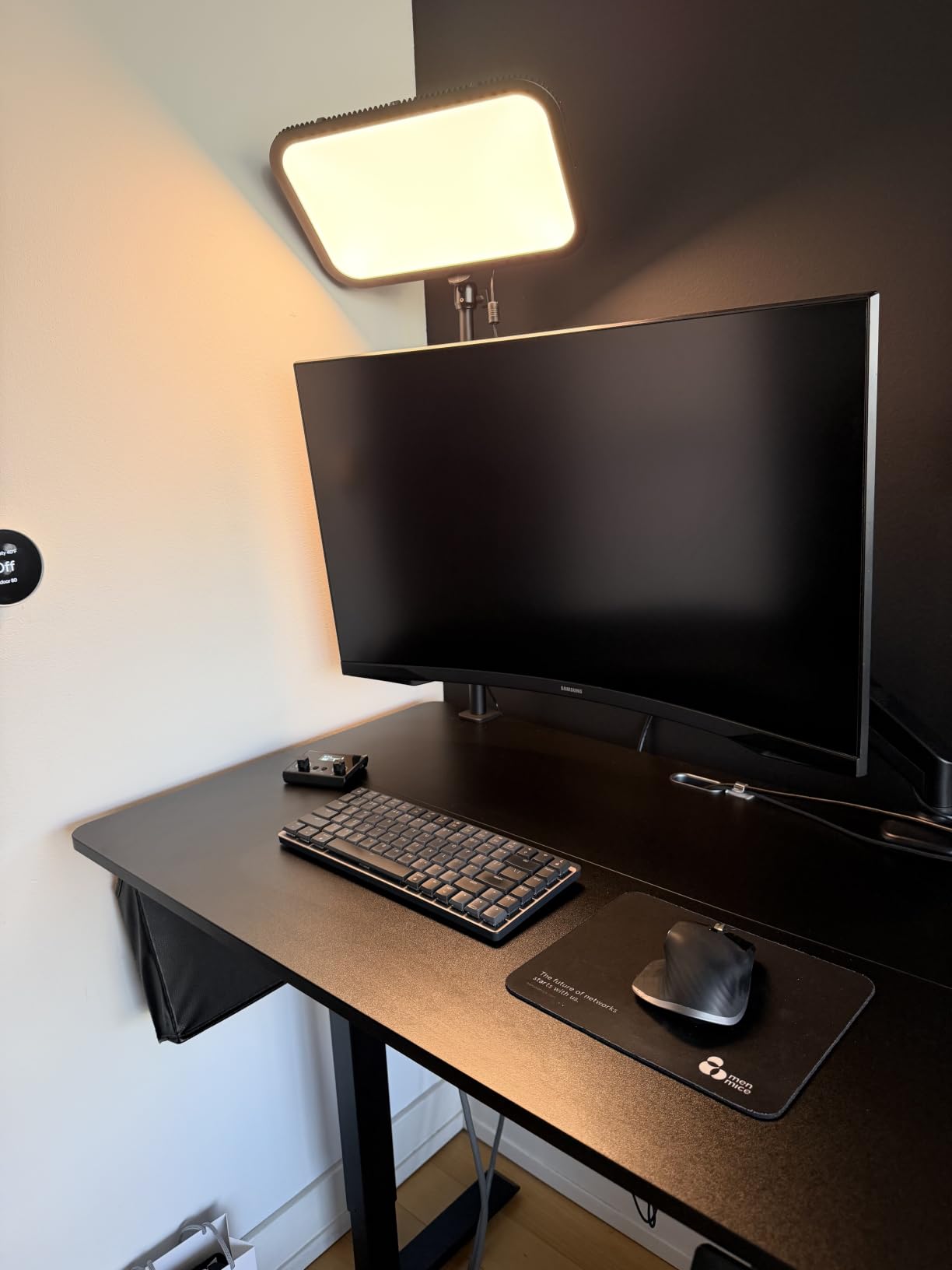 Godox ES45 Desktop LED Key Light for Streaming&Video Calls, Soft Dimmable customer photo 2