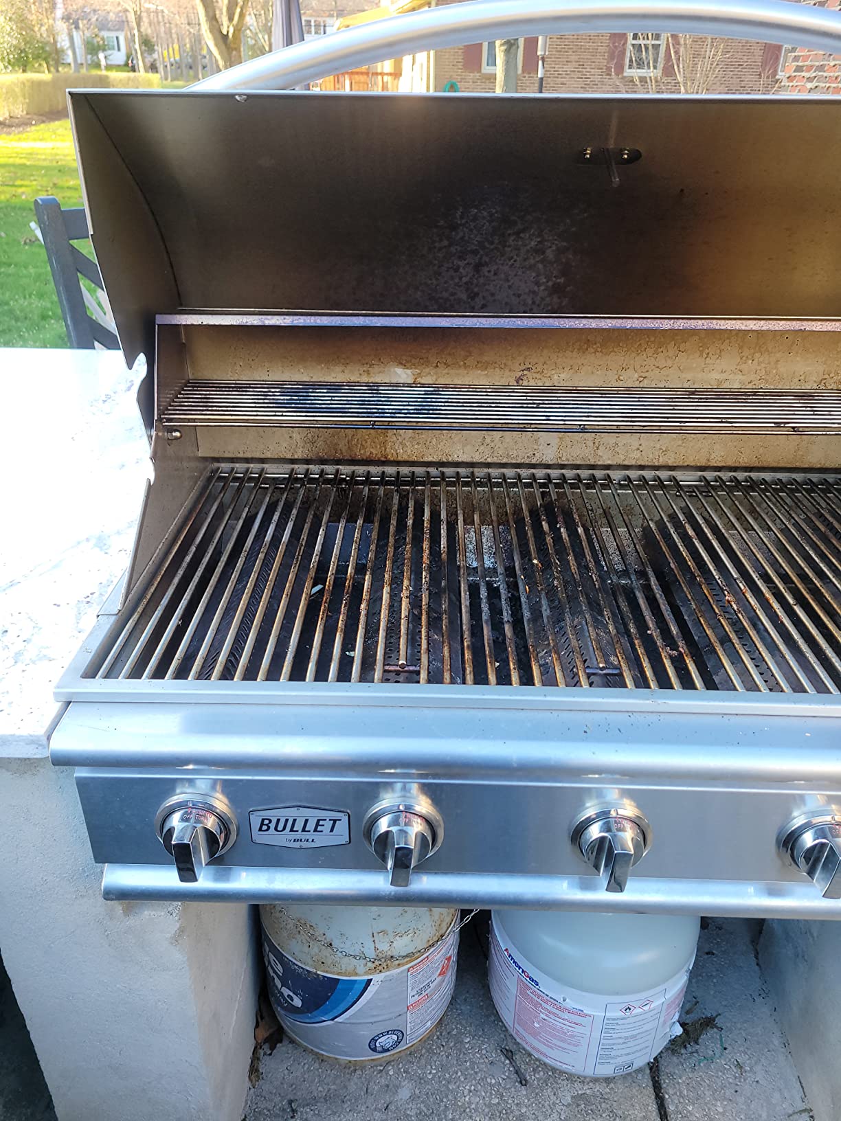 Bull by Bull Yukon 5 Burner Outdoor Kitchen Grill, Built-In Propane Grill with 75,000 BTUs of Heat, 304 Stainless Steel, Cast Iron Heat Treated Reliabull Bar Burners and Piezo Igniters customer photo 2