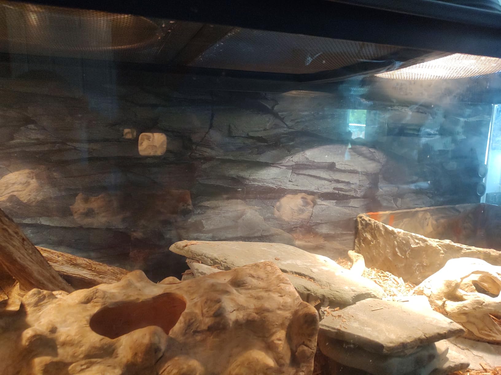 AWERT 48x20 inches Stone Aquarium Backdrop Black Rock Fish Tank Background customer photo 2
