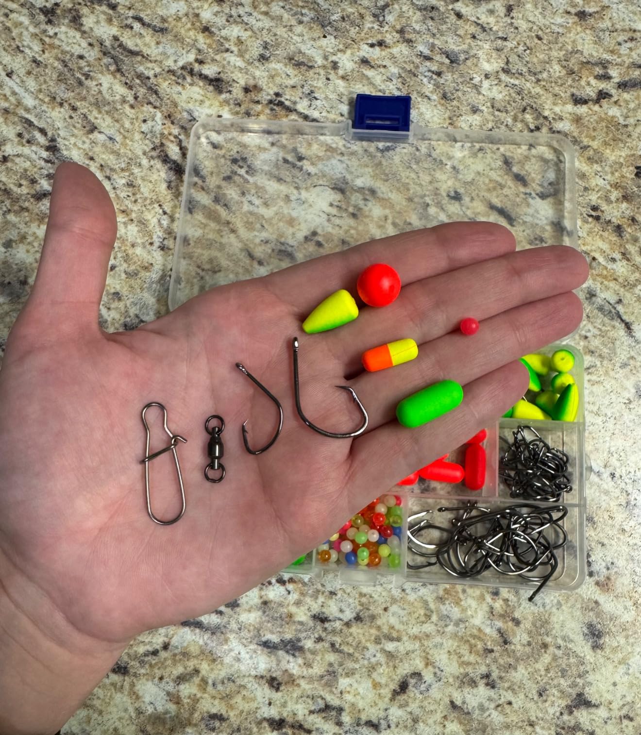 Pompano Rigs Making Kit Surf Fishing Rig Saltwater Fishing Accessories Bottom Rig Parts Pompano Snell Floats Fishing Beads Circle Hooks Fishing Swivels Duo Lock Snaps Pompano Rigs for Surf Fishing customer photo 1