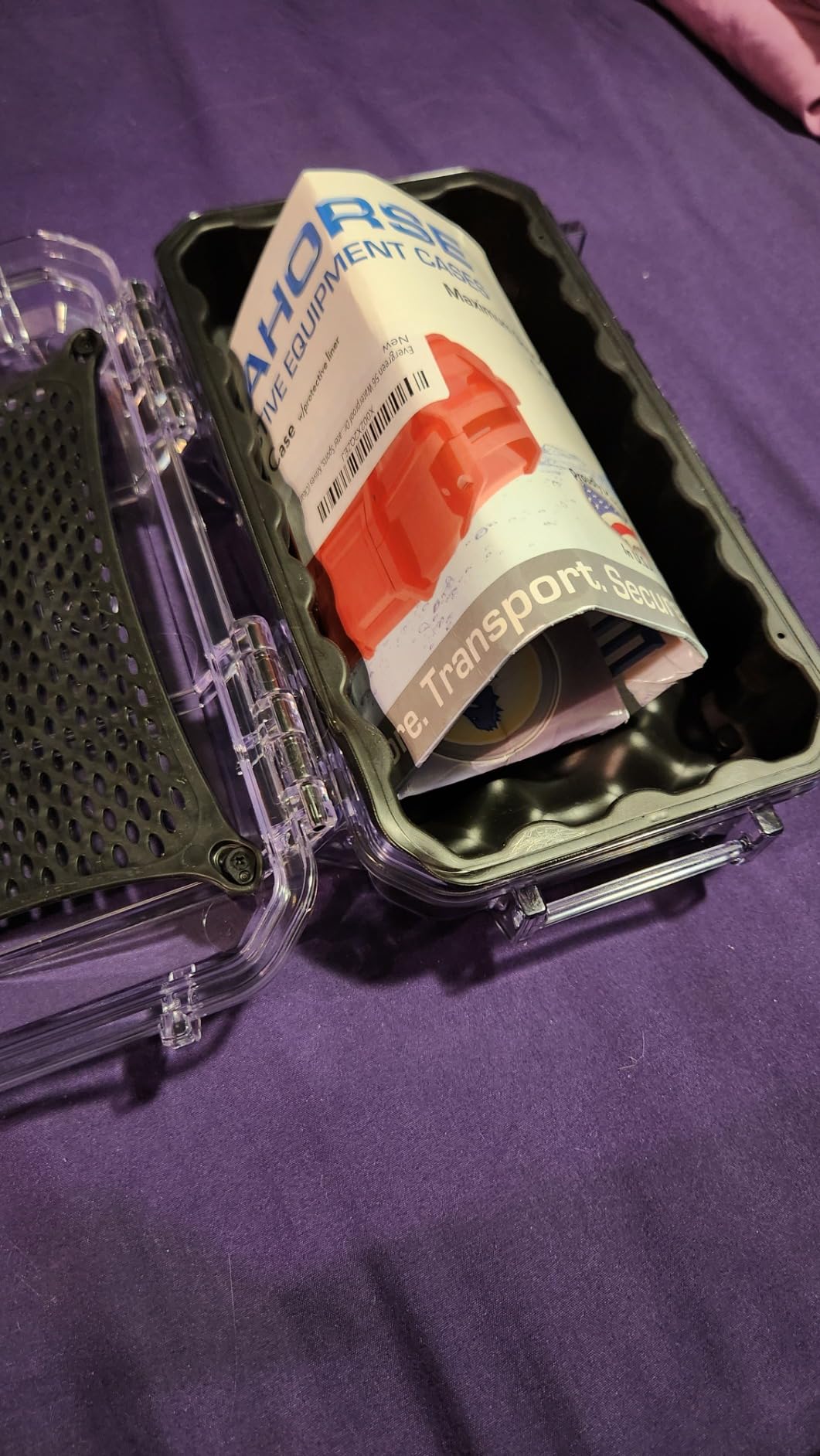 Evergreen 56 Dry Box - EDC Tough Protective Case USA Made for Organization of Cameras, Phones, Camping, Fishing, Hiking, Water Sports (Clear) customer photo 1