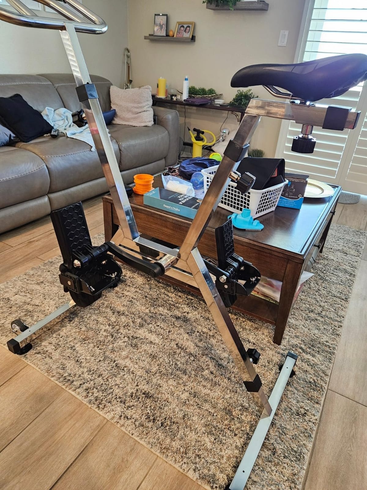 Swimming Pool Fitness Underwater Bicycle Aquatic Bike for Exercise and Therapy customer photo 1
