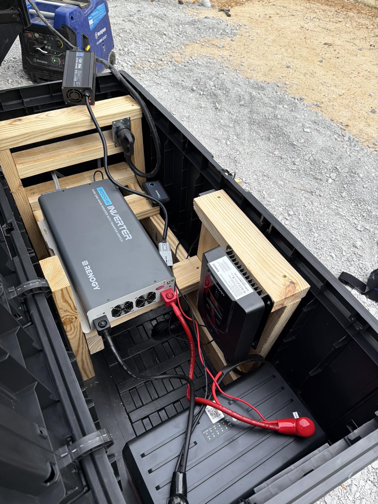 Renogy Inverter P2 3000W Pure Sine Wave Inverter 12V DC to 120V AC Converter for Home, RV, Truck, Camping, Trailer, with Wired Remote Controller, Support Li, AGM, SLD, Gel, FLD Batteries | Off-Grid Solar Power Inverters for Vehicles, with AC Outlet, 5V/2.1A USB, Hardwire Port, Remote Controller, Surge 6000W customer photo 2