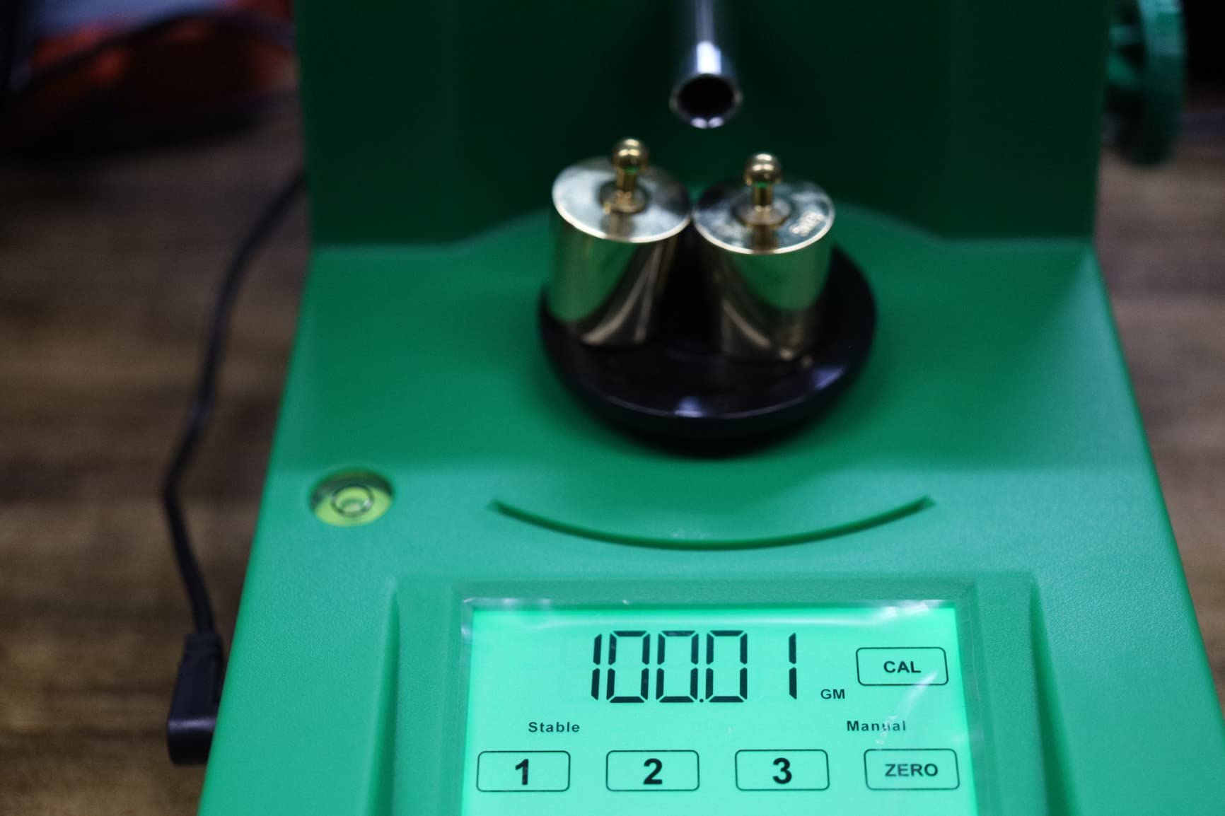 RCBS ChargeMaster Link Powder Dispenser – Bluetooth – 2000 Grain Capacity – 0.1 Grain Accuracy – Green customer photo 1
