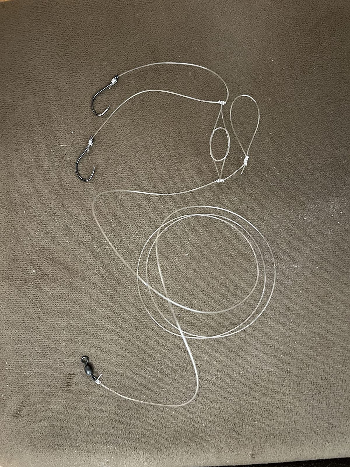 UMT Blackfish Snafu Rig 1, 5 &10 Pack Option -Size 3/0 BKK Octopus Hook - 60lb Heavy Duty Fluorocarbon, Dropper Loop - Hand Tied - Uncle Mo’s Saltwater Tackle Savage 17 Fathom Tautog Rig customer photo 2