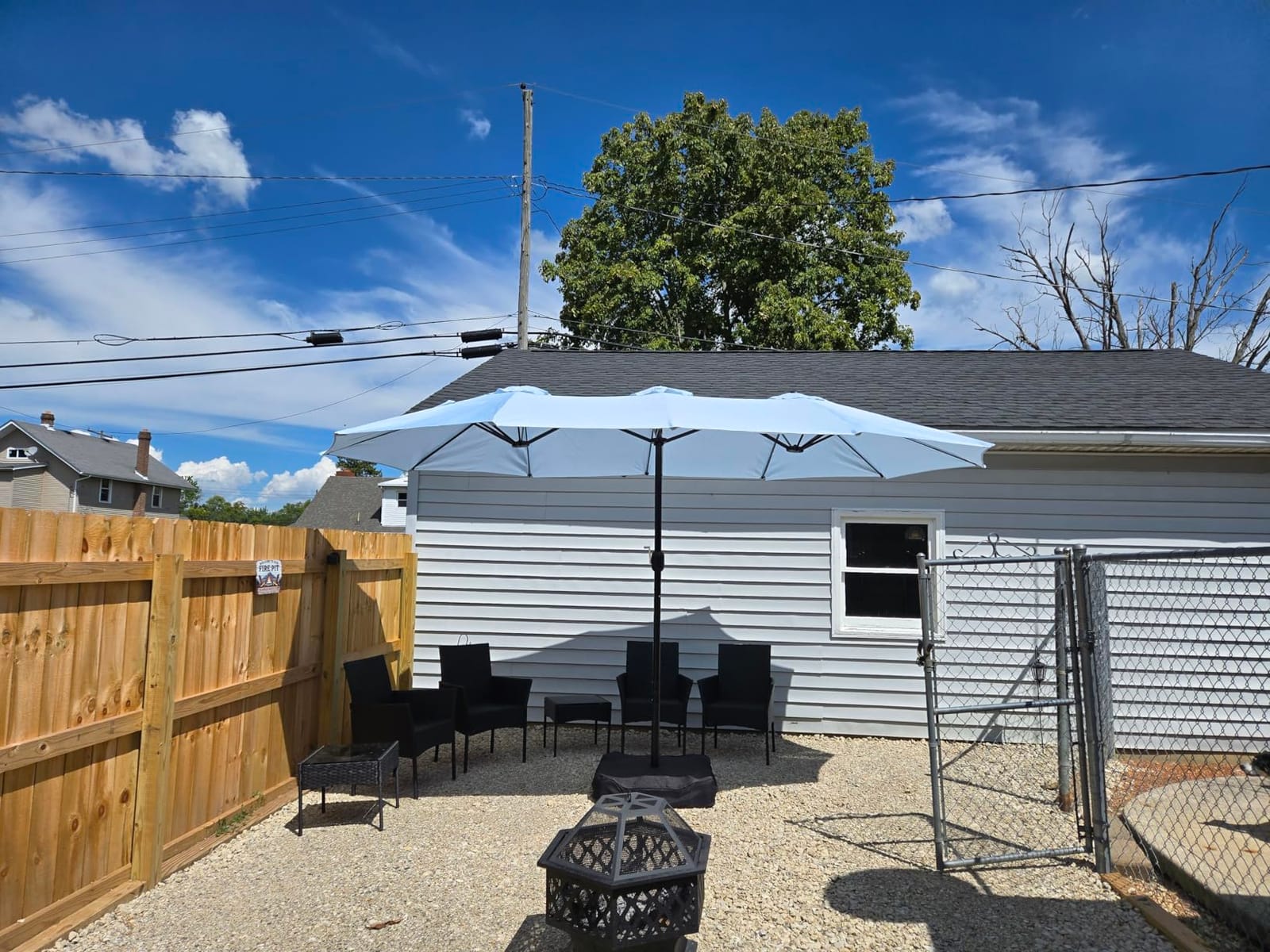 15ft Large Outdoor Patio Umbrella with Base Included customer photo 2