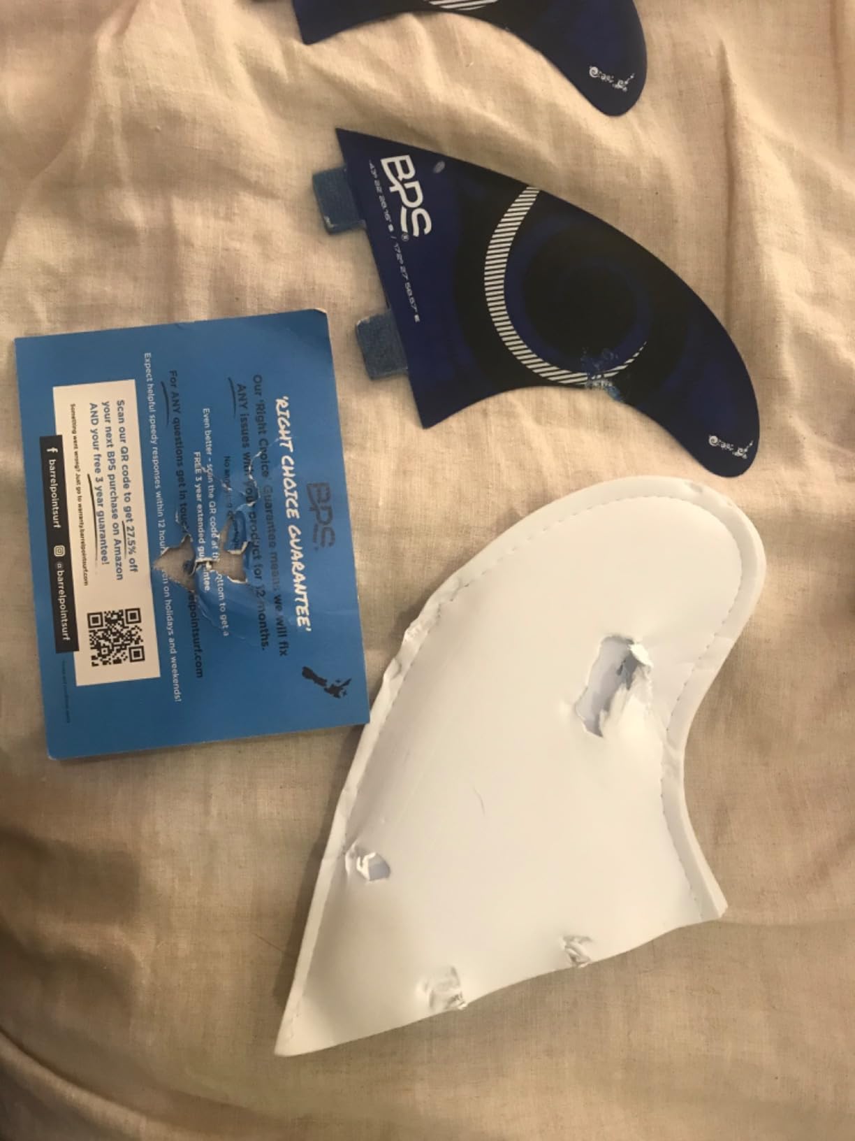 BPS New Zealand Surfboard Fins 3 Thruster Fins Set High Performance Fiberglass Reinforced FCS Style Fin Box for Surf Board, Shortboard, Longboard customer photo 1