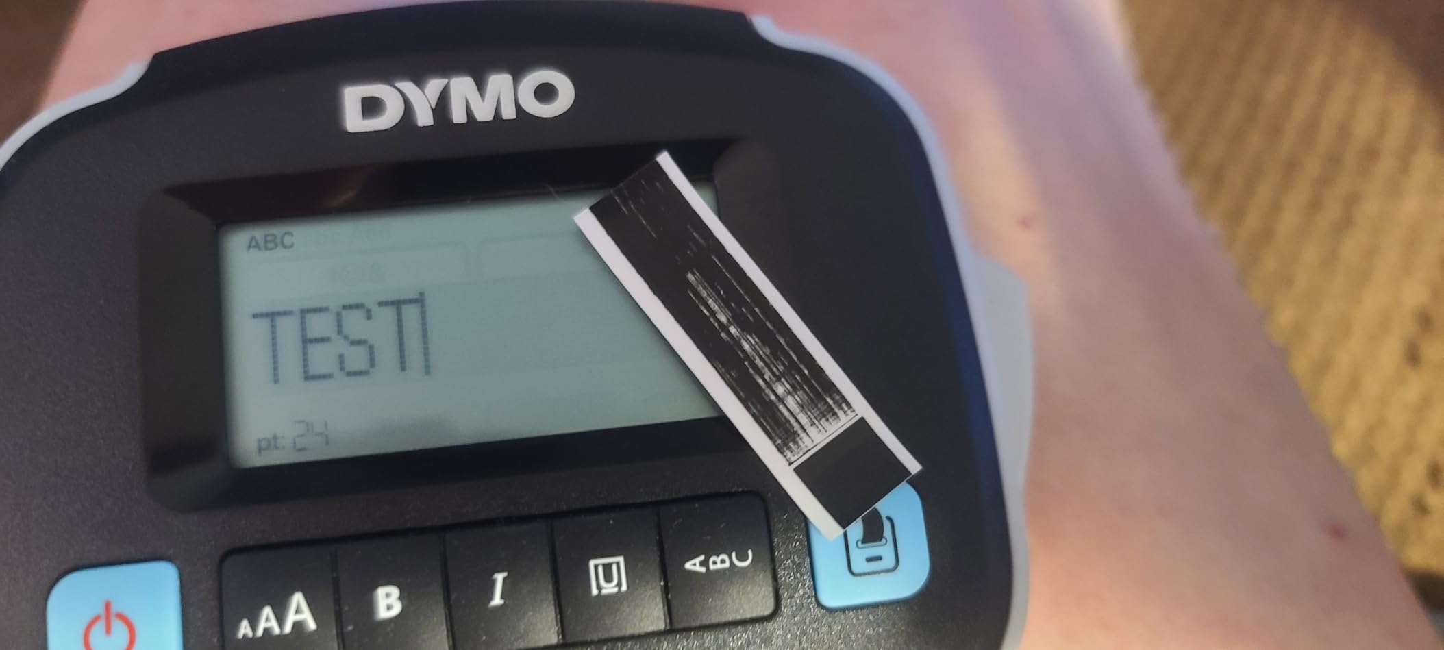 DYMO LabelManager 160 Label Maker Bundle with 3 D1 Label Cassettes, Portable Handheld, QWERTY Keyboard, One-Touch Smart Keys, Large Display, Home & Office Organization customer photo 1
